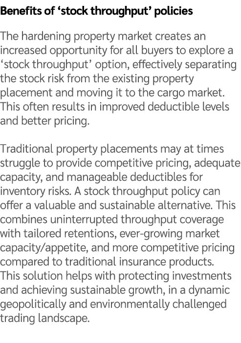 Benefits of ‘stock throughput’ policies The hardening property market creates an increased opportunity for all buyers...